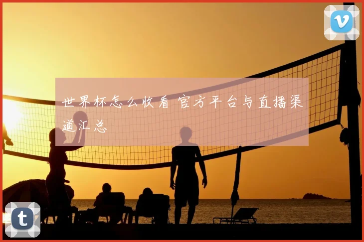 世界杯怎么收看 官方平台与直播渠道汇总